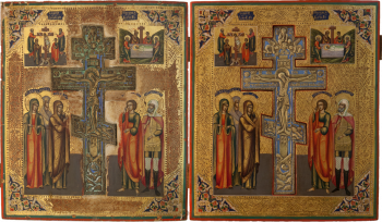 Распятие Господа нашего Иисуса Христа с избранными святыми