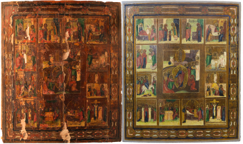 Воскресение Христово с двунадесятыми праздниками