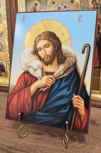 Икона Спасителя Добрый Пастырь