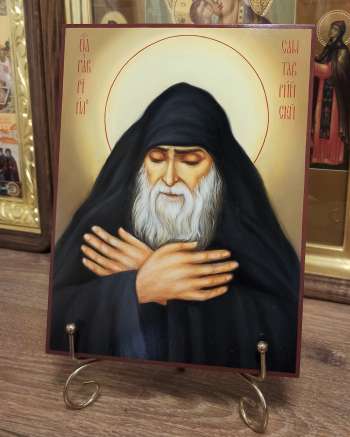 Икона святого Гавриила Ургебадзе