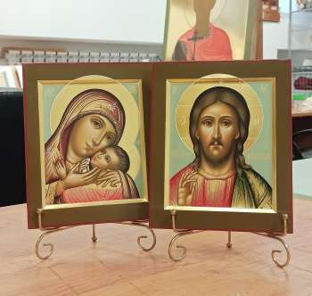 Венчальные иконы Пресвятая Богородица Корсунская и Господь Вседержитель