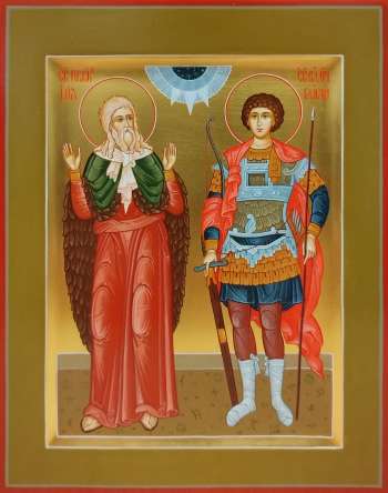 Святые Илия пророк и вмч. Георгий
