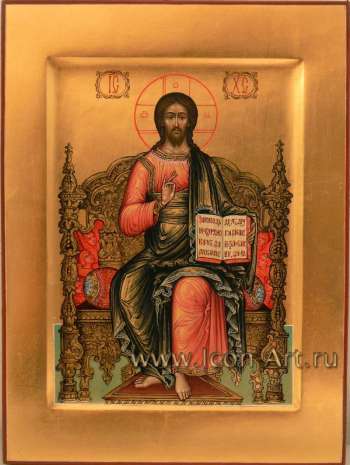 Иисус Христос Господь Вседержитель на престоле.
