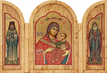 Складень с иконой Богородицы "Вифлиемская"