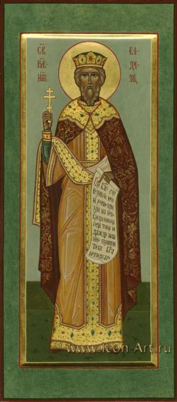 Мерная икона. Святой равноапостольный князь Владимир