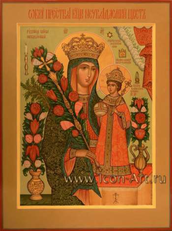 Икона Пресвятой Богородицы «Неувядаемый Цвет»