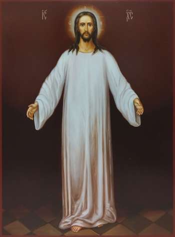 Господь Вседержитель в белом хитоне