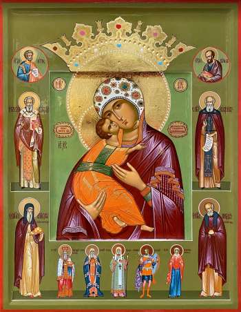 Пресвятая Богородица "Владимирская-Волоколамская""