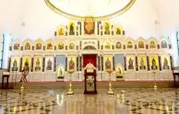 Иконостас храма в Жилино