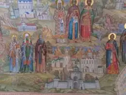 Фрагмент росписи в Смольнево