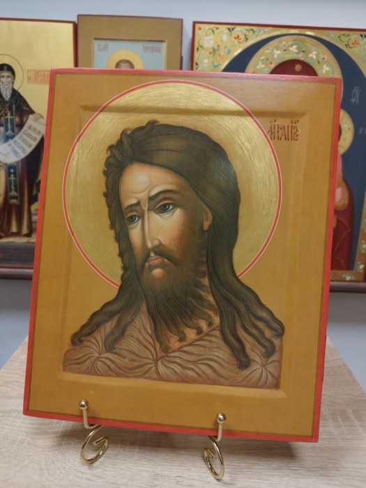 Икона Иоанн Предтеча, оплечный
