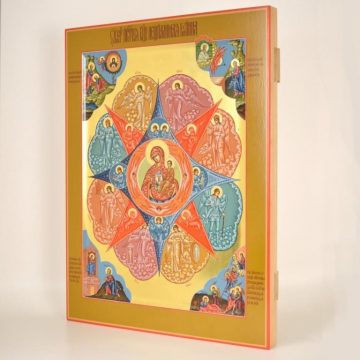 Икона Пресвятой Богородицы "Неопалимая купина", вид 9
