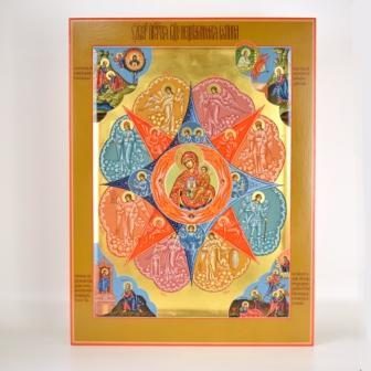 Икона Пресвятой Богородицы "Неопалимая купина", вид 2