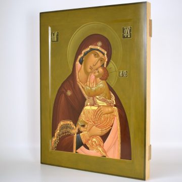 Икона Образ Пресвятой Богородицы "Умиление", вид 2
