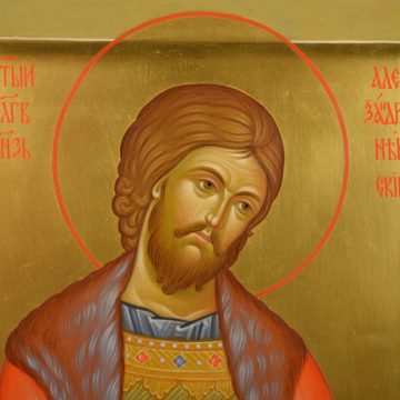 Икона святого Александра Невского, вид 4