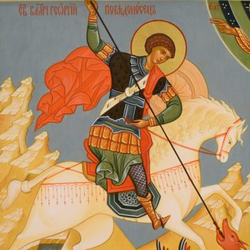 Икона Святой Великомученик Георгий Победоносец, вид 4
