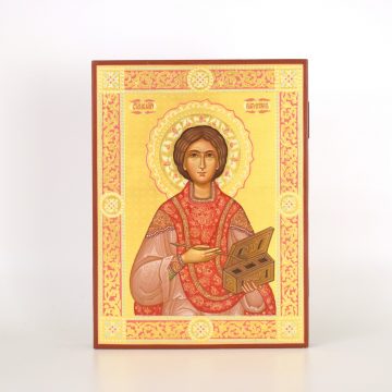 Икона Святой Великомученик и целитель Пантелеимон, вид 3