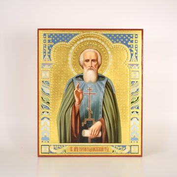 Икона Преподобный Сергий Радонежский, вид 2
