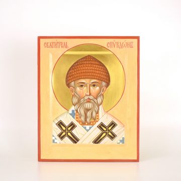 Икона Святитель Спиридон Тримифунтский, вид 3