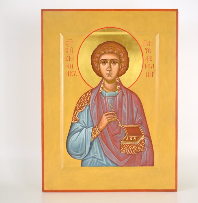 Икона Великомученик и целитель Пантелеимон
