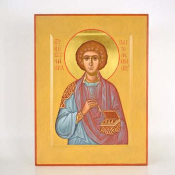 Икона Великомученик и целитель Пантелеимон, вид 3