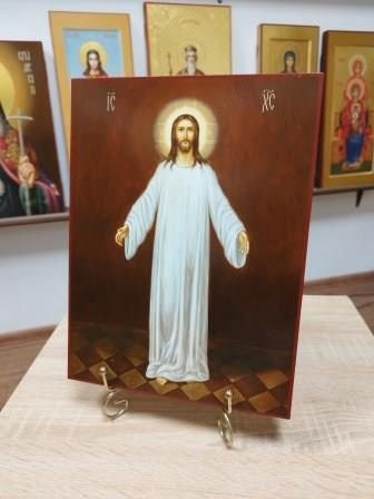 Икона Спас в хитоне 21 × 28 см БК