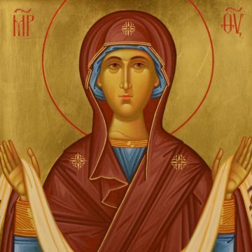 Икона Богородицы Покров, вид 3