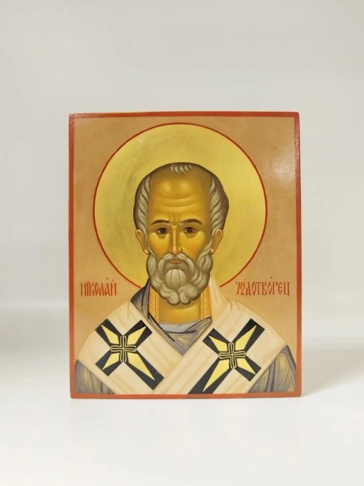 Икона Святитель Николай, архиепископ Мирликийский, чудотворец