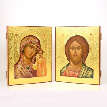 Венчальные иконы с Пресвятой Богородицей Казанская 2059, вид 1