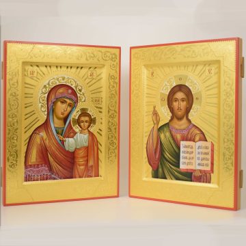 Венчальные иконы с Пресвятой Богородицей Казанская, вид 1
